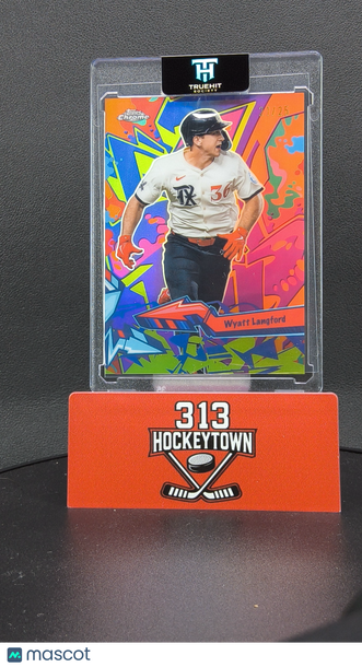 2026 Topps Chrome Wyatt Langford #UV-19 Wild Style Orange /25