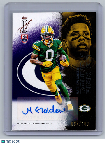 2025 Topps Signature Class Matthew Golden #111 /100 RC