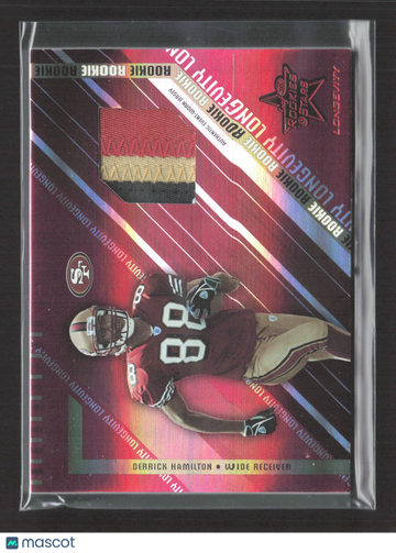2004 Donruss Rookies & Stars Longevity Derrick Hamilton #279 60/99 Authentic Event-Worn Jersey