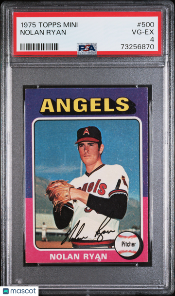 1975 Topps Mini Nolan Ryan #500 PSA 4