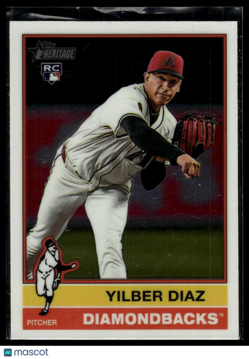 2025 Topps Heritage Yilber Diaz #372 Chrome RC