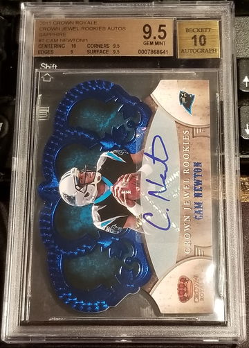Cam Newton 2011 Die-Cut 1/1 Auto