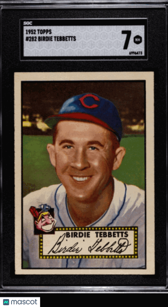 1952 Topps Birdie Tebbetts #282 SGC 7