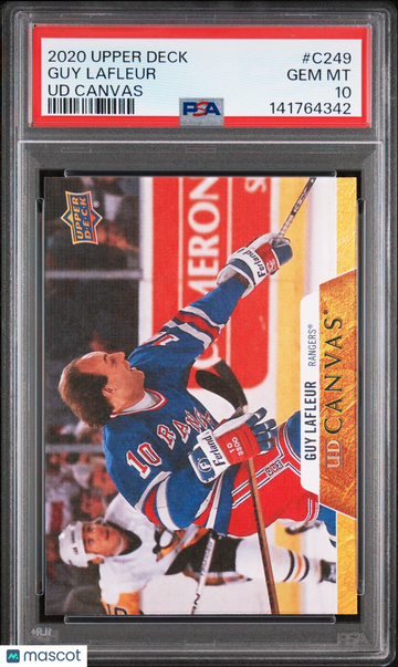 2020-21 Upper Deck UD Canvas Guy Lafleur #C249 PSA 10