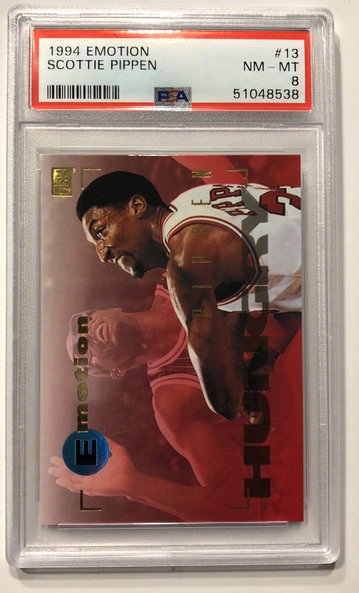 1994 Emotion Scottie Pippen PSA 8 #13