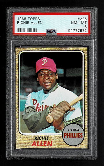 1968 Topps PSA 8 Richie Allen #225