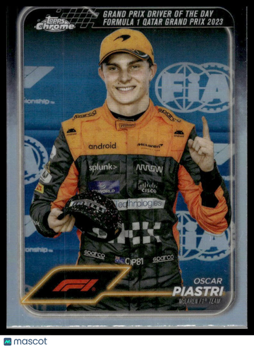 2024 Topps Chrome Formula 1 Oscar Piastri #175 Refractors