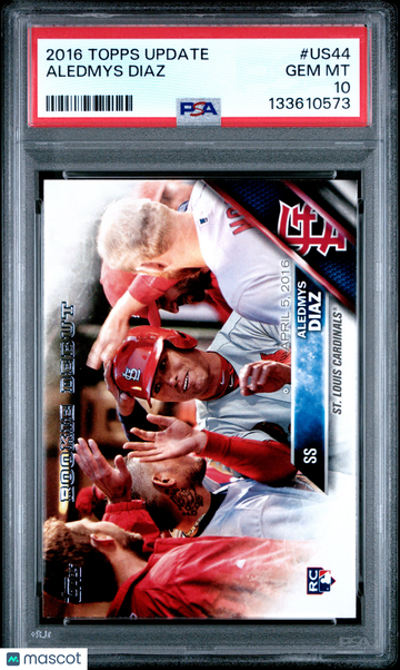 2016 Topps Update Aledmys Diaz #US44 Rookie PSA 10