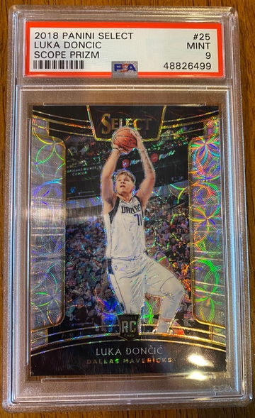 2018 Panini Select Luka Doncic Scope Prizm #53 PSA 9