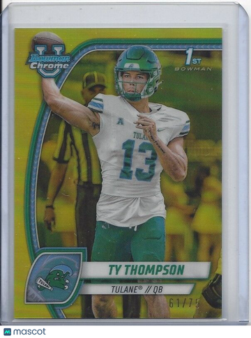 2024 BOWMAN CHROME UNIVERSITY #99