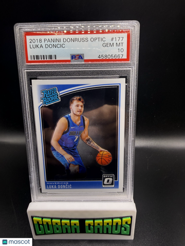 2018 Panini Donruss Optic Luka Doncic #177 PSA 10