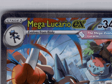 Pokemon Trading Card Mega Evolution Mega Lucario ex Holo Special Illustration Rare 179/132