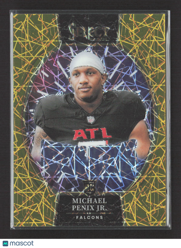 2025 Panini Select Neon Icons Prizm Michael Penix Jr. #10 Gold /10