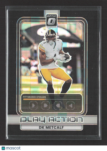 2025 Panini Donruss Optic Prizm Play Action DK Metcalf #15 /149