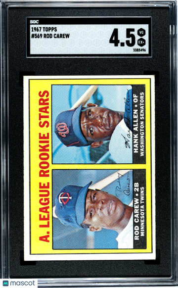 1967 Topps Rod Carew #569 SGC 4.5