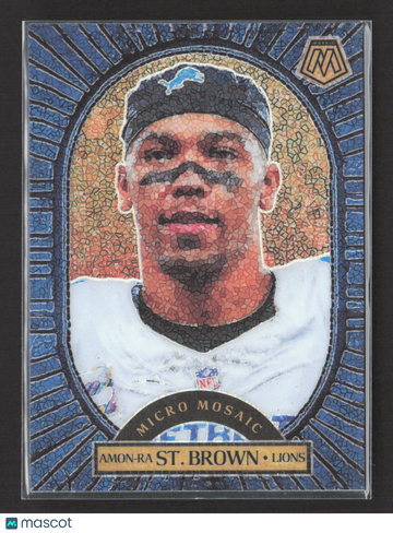 2025 Panini Mosaic Prizm Micro Mosaic Amon-Ra St. Brown #18