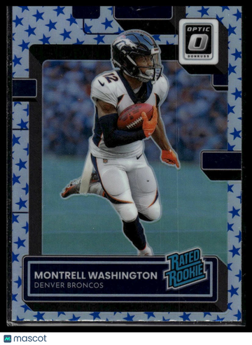 2022 Donruss Optic Montrell Washington #295 Stars RC