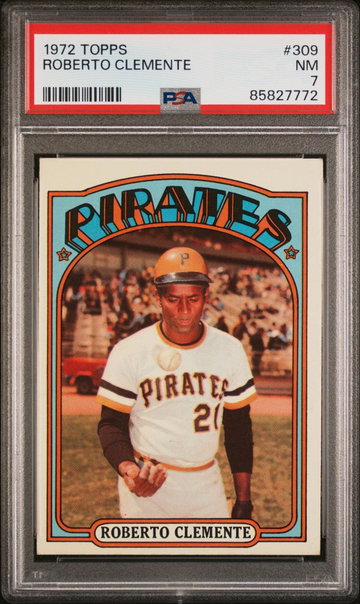 1972 Topps Roberto Clemente #309 PSA 7