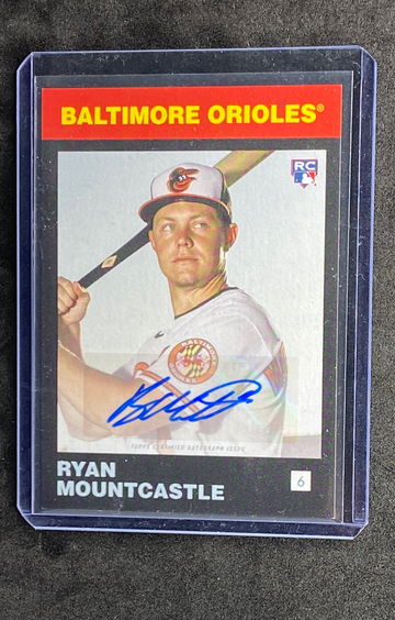 2021 582 Montgomery Club Ryan Mountcastle Rookie Card Auto