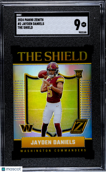 2024 Panini Zenith Jayden Daniels #2 The Shield SGC 9