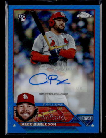 2023 Topps Chrome 1988 Alec Burleson #AC-AB RC Auto