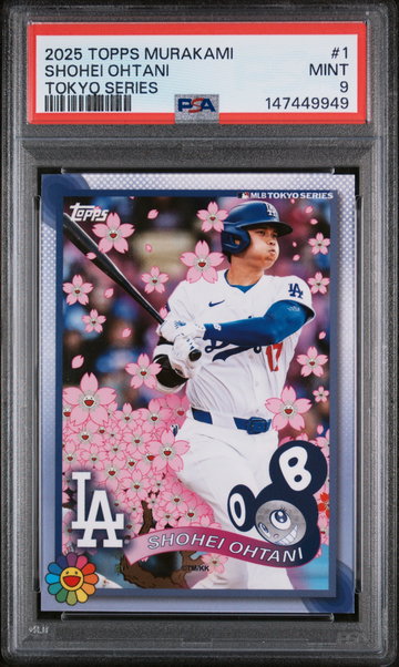 2025 Topps Takashi Murakami MLB World Tour Tokyo Series Shohei Ohtani #1 PSA 9