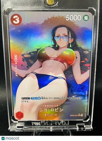 2022 One Piece Nico Robin Japanese Holo Parallel Alternate Art Proxy Trading Card