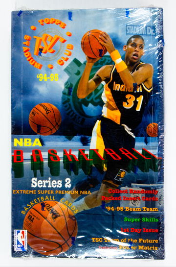 1994-95 Topps Stadium Club NBA Basketball Series 2 Sealed Hobby Box