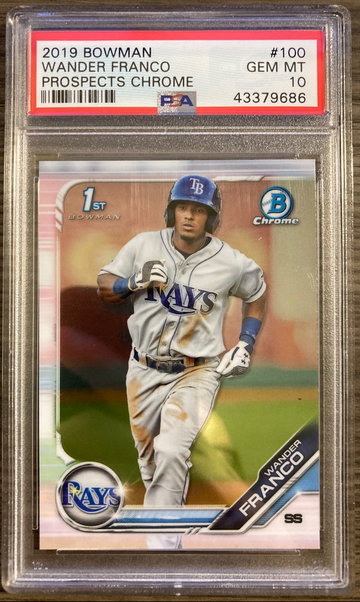 Wander Franco 2019 Bowman Chrome PSA 10