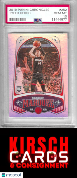 Tyler Herro 2019 Panini Chronicles #252   RC Rookie   (Miami Heat)