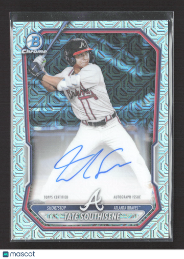 2024 Bowman Chrome Tate Southisene #BMA-TS Aqua Mojo Refractor /24.