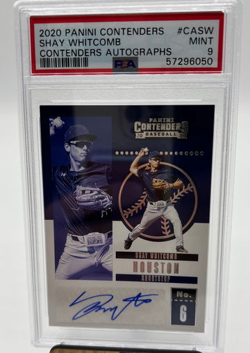 2020 Panini Contenders Autographs #6 #CASW Shay Whitcomb Auto PSA 9 Pop 1! 🔥