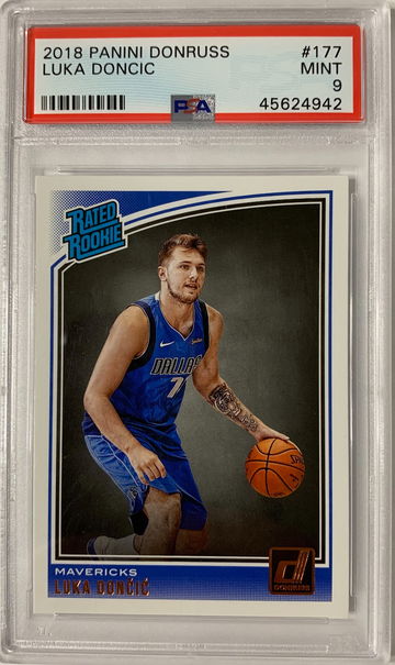 2018 Panini Donruss Luka Doncic PSA 9 Mint #177