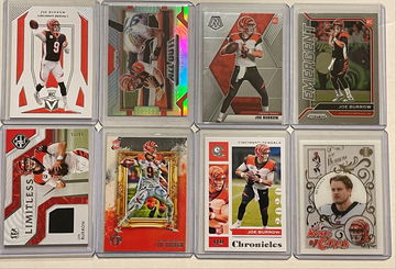 2020 and 2021 Joe Burrow lot including 4 RC