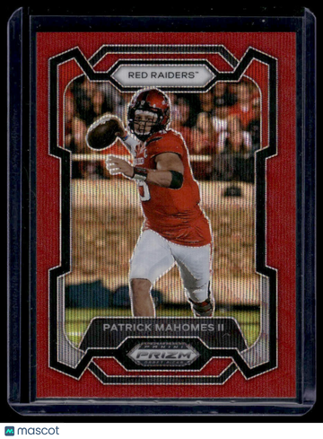 2024 Panini Prizm Draft Picks Patrick Mahomes II #61 Ruby Wave