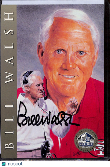 1996 H.O.F. Cards Signature Series Bill Walsh #2237