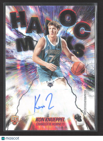 2025 Topps Havoc Marks Kon Knueppel #HM-KK RC Auto