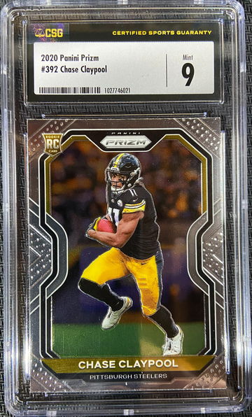 2020 Panini Prizm ROOKIE Chase Claypool CSG 9 MINT