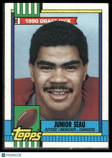 1990 Topps Junior Seau #381 RC