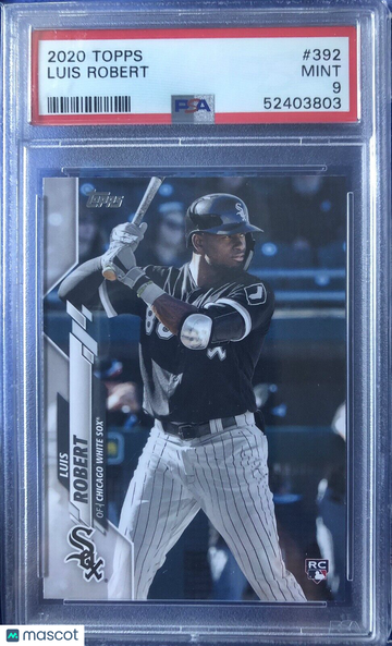 Luis Robert 2020 Topps RC Rookie Card #392 PSA 9 Chicago White Sox FREE S&H