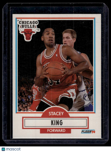 1990-91 Fleer Stacey King #27 RC