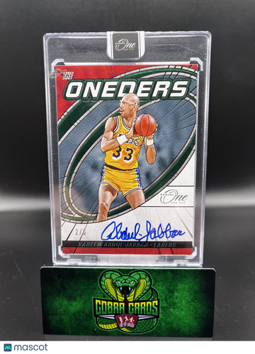 2024 2023-24 Panini One Kareem Abdul-Jabbar #TOS-KAJ Oneders /5 Autograph