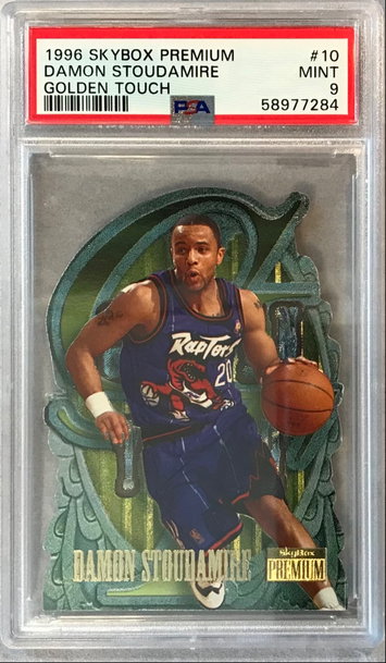 Damon Stoudamire 1996 Skybox Premium Golden Touch #10 - RARE Pop 1 