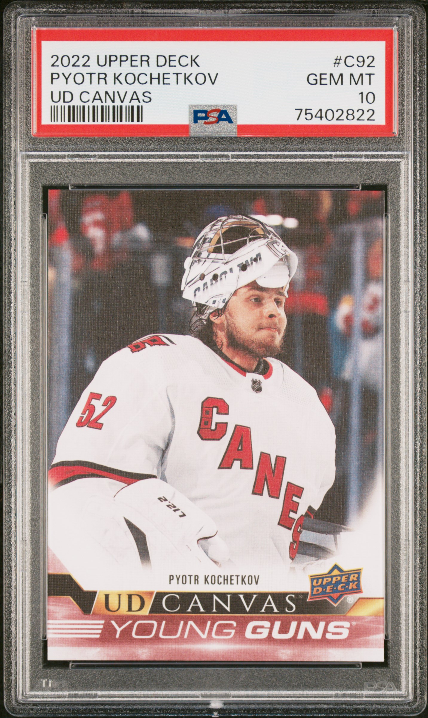 2022 Upper Deck UD Canvas Pyotr Kochetkov #C92 UD Canvas PSA 10