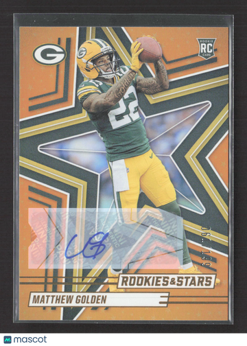 2025 Panini Rookies & Stars Matthew Golden #158 RC