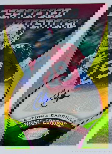 Chase Edmonds 2018 Panini Certified Gold RC Rookie Card Auto Autograph 10/25