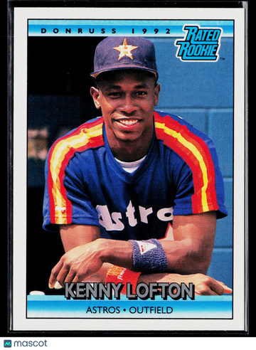 1992 Donruss Kenny Lofton #5 Super cool card! Crispy edges!!