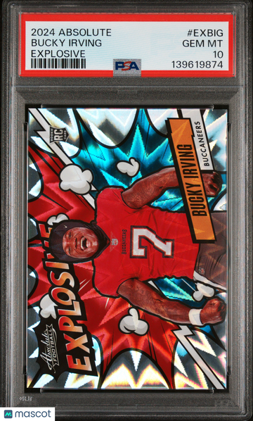 2024 Panini Absolute Explosive Bucky Irving #EXBIG PSA 10
