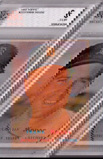 1957 Topps Frank House #223 BVG Beckett 6 P1248