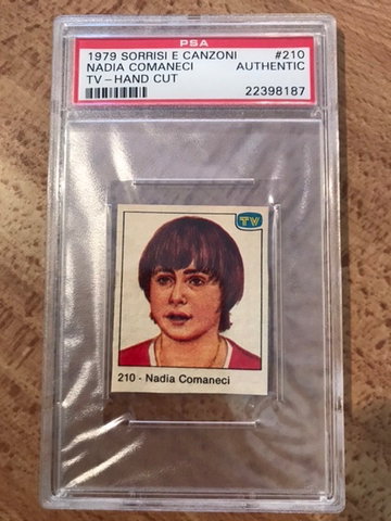 1979 Sorrisi E Canzoni TV Nadia Comaneci Ultra Scarce PSA Authentic (Only 2 Ever Graded)